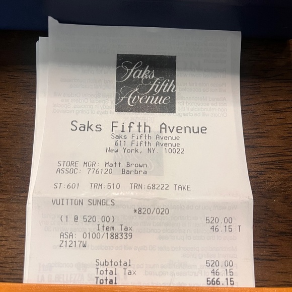 100% Authentic Louis Vuitton Sunglasses - Picture 5 of 6